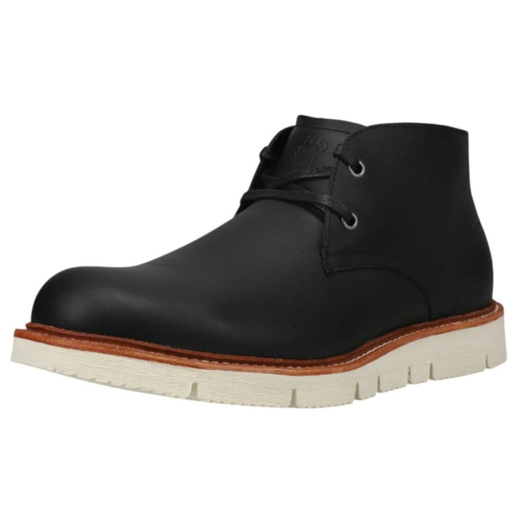 Georgia Boot Mens Small Batch Chukka Boots US 13 Wide EU 47 Black Leather SR EUC